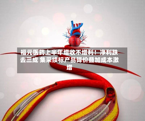 福元医药上半年增收不增利！净利跌去三成 集采续标产品降价叠加成本激增-第2张图片