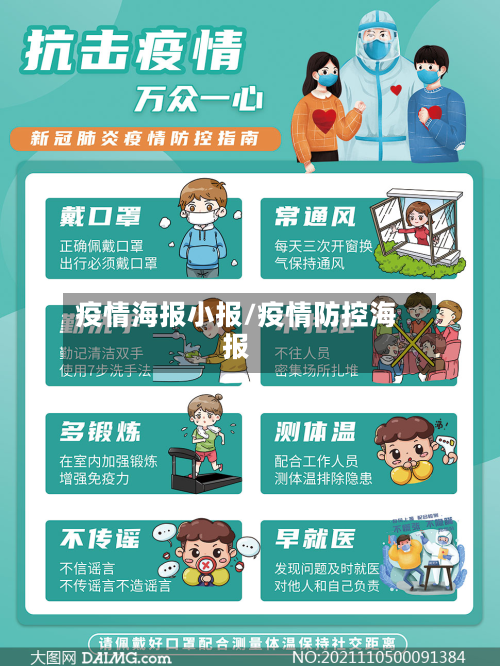 疫情海报小报/疫情防控海报-第1张图片