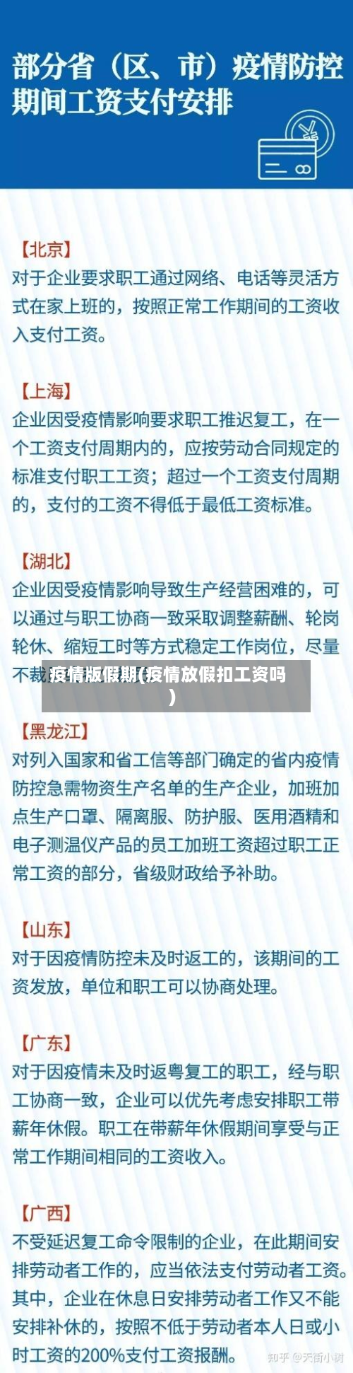疫情版假期(疫情放假扣工资吗)-第1张图片