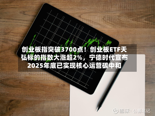 创业板指突破3700点！创业板ETF天弘标的指数大涨超2%，宁德时代宣布2025年底已实现核心运营碳中和-第1张图片