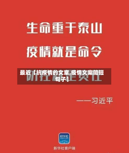 最近【抗疫情的文案,疫情文案简短句子】-第2张图片