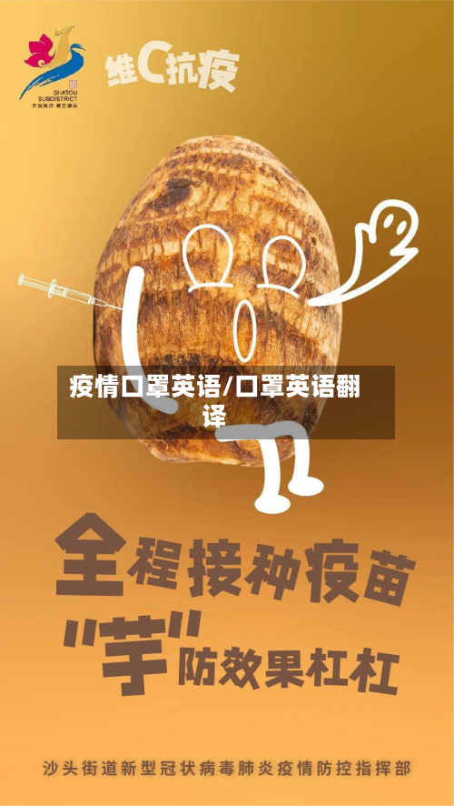 疫情口罩英语/口罩英语翻译-第1张图片
