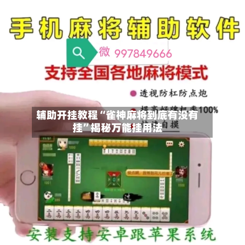 辅助开挂教程“雀神麻将到底有没有挂”揭秘万能挂用法-第1张图片