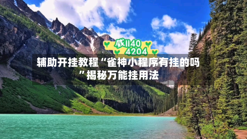 辅助开挂教程“雀神小程序有挂的吗	”揭秘万能挂用法-第2张图片
