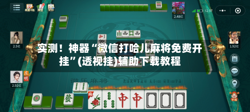 实测！神器“微信打哈儿麻将免费开挂”(透视挂)辅助下载教程-第1张图片