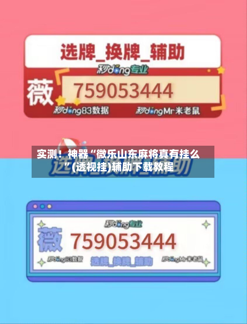实测！神器“微乐山东麻将真有挂么	”(透视挂)辅助下载教程-第1张图片