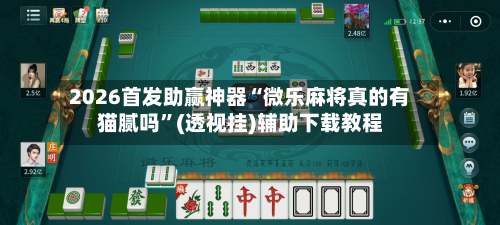 2026首发助赢神器“微乐麻将真的有猫腻吗	”(透视挂)辅助下载教程-第2张图片