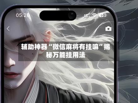 辅助神器“微信麻将有挂嘛	”揭秘万能挂用法-第2张图片
