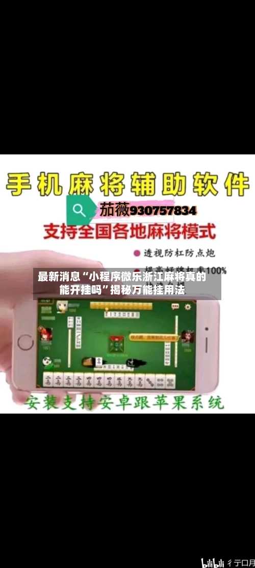 最新消息“小程序微乐浙江麻将真的能开挂吗	”揭秘万能挂用法-第1张图片