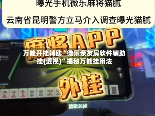 万能开挂辅助“微乐亲友房软件辅助挂(透视)	”揭秘万能挂用法-第1张图片