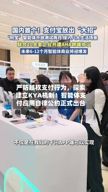 严防越权支付行为，探索建立KYA机制！智能体支付应用自律公约正式出台-第2张图片
