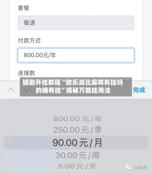 辅助开挂教程“微乐湖北麻将有挂吗的确有挂	”揭秘万能挂用法-第1张图片