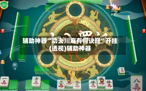 辅助神器“功夫川麻有何诀窍”开挂(透视)辅助神器-第2张图片