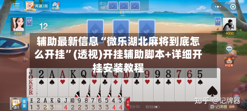 辅助最新信息“微乐湖北麻将到底怎么开挂”(透视)开挂辅助脚本+详细开挂安装教程-第1张图片