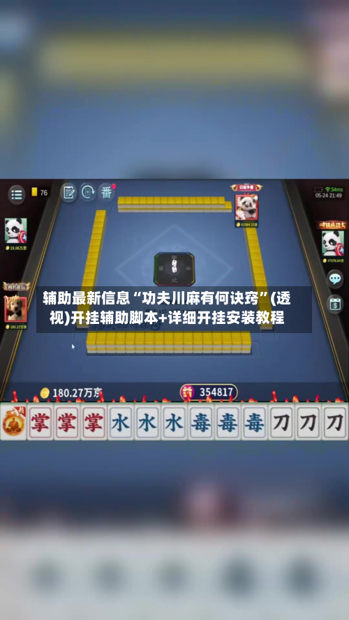 辅助最新信息“功夫川麻有何诀窍”(透视)开挂辅助脚本+详细开挂安装教程-第1张图片