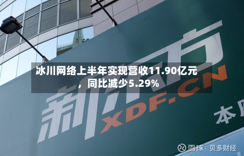 冰川网络上半年实现营收11.90亿元，同比减少5.29%-第3张图片