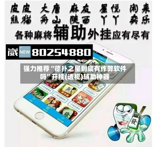 强力推荐“德扑之星到底有作弊软件吗”开挂(透视)辅助神器-第3张图片