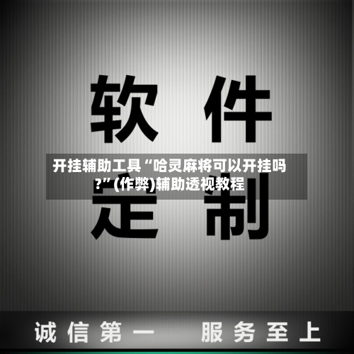 开挂辅助工具“哈灵麻将可以开挂吗?”(作弊)辅助透视教程-第3张图片