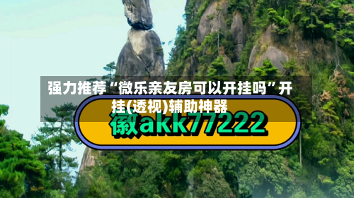 强力推荐“微乐亲友房可以开挂吗	”开挂(透视)辅助神器-第2张图片