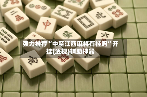 强力推荐“中至江西麻将有挂吗”开挂(透视)辅助神器-第3张图片