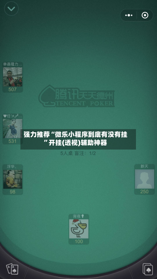 强力推荐“微乐小程序到底有没有挂	”开挂(透视)辅助神器-第2张图片