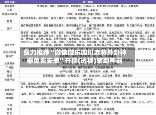 强力推荐“微信微乐四川麻将外卦神器免费安装	”开挂(透视)辅助神器-第1张图片