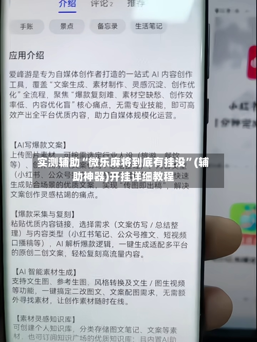 实测辅助“微乐麻将到底有挂没	”(辅助神器)开挂详细教程-第2张图片