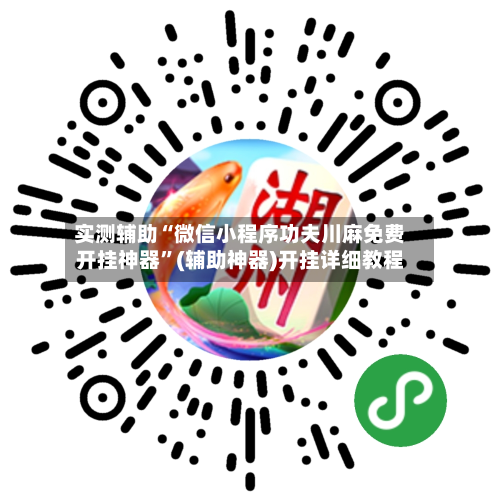 实测辅助“微信小程序功夫川麻免费开挂神器	”(辅助神器)开挂详细教程-第1张图片