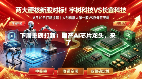 下周重磅打新：国产AI芯片龙头	，来了-第1张图片