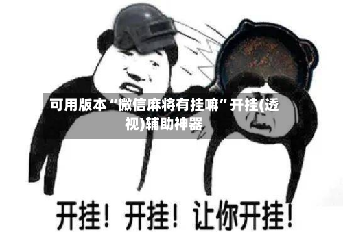 可用版本“微信麻将有挂嘛”开挂(透视)辅助神器-第1张图片