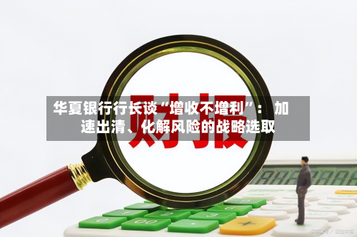 华夏银行行长谈“增收不增利”： 加速出清、化解风险的战略选取-第1张图片