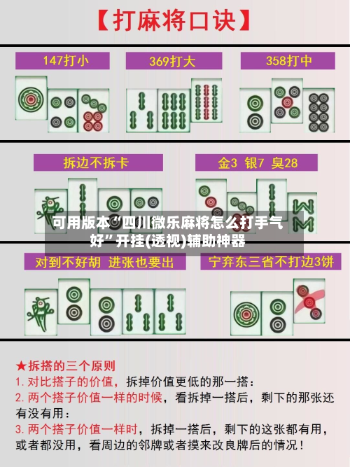 可用版本“四川微乐麻将怎么打手气好”开挂(透视)辅助神器-第1张图片