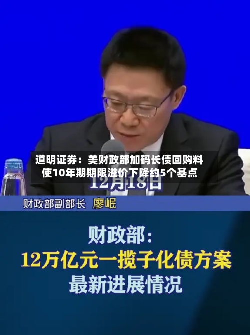 道明证券:美财政部加码长债回购料使10年期期限溢价下降约5个基点-第1张图片