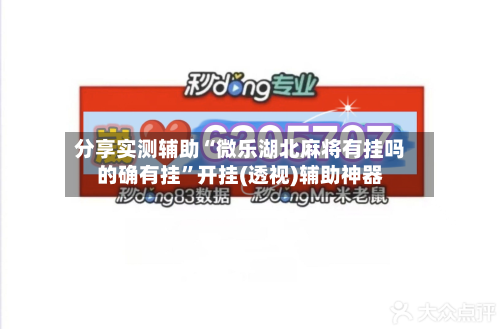 分享实测辅助“微乐湖北麻将有挂吗的确有挂”开挂(透视)辅助神器-第1张图片