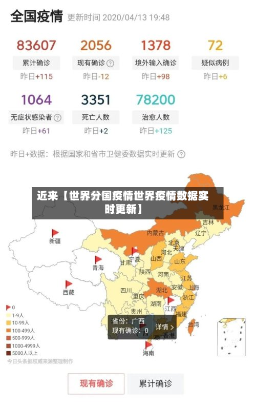 近来【世界分国疫情世界疫情数据实时更新】-第1张图片