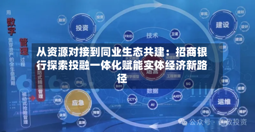 从资源对接到同业生态共建：招商银行探索投融一体化赋能实体经济新路径-第2张图片