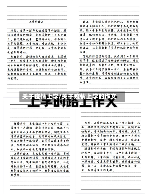 关于疫情上学/关于疫情上学的作文-第3张图片
