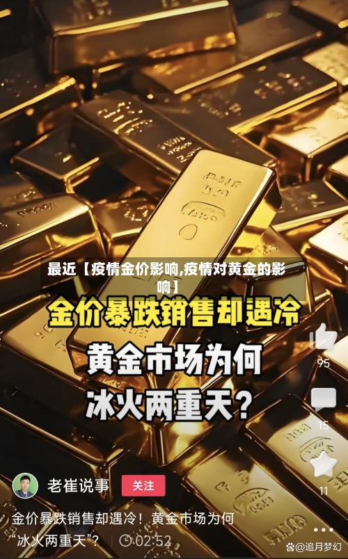 最近【疫情金价影响,疫情对黄金的影响】-第1张图片