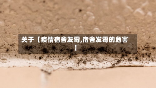 关于【疫情宿舍发霉,宿舍发霉的危害】-第2张图片
