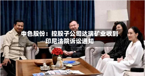 中色股份:控股子公司达瑞矿业收到印尼法院诉讼通知-第2张图片