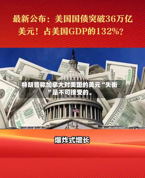 特朗普称加拿大对美国的美元“失衡”是不可接受的	。-第2张图片