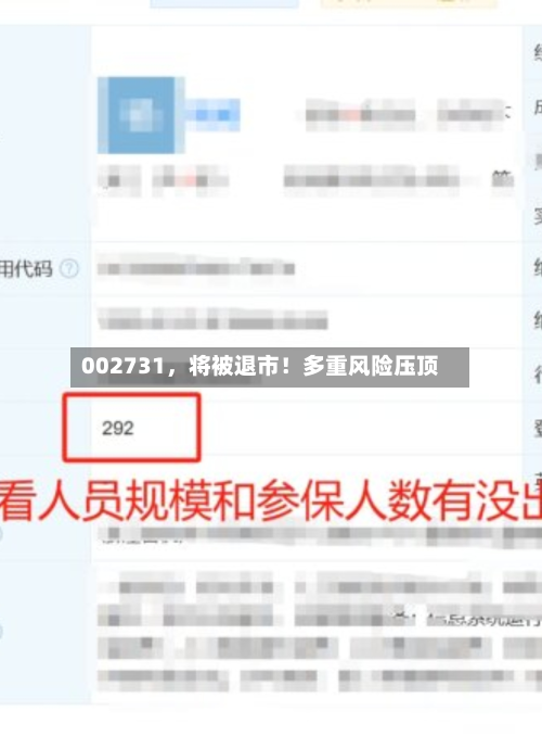 002731，将被退市！多重风险压顶-第2张图片