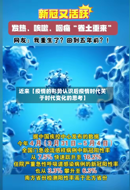 近来【疫情的形势认识后疫情时代关于时代变化的思考】-第3张图片