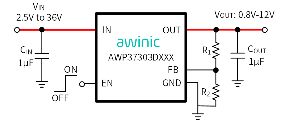 【新品发布】艾为电子推出 40V150mA 低功耗 LDO AWP3730X系列